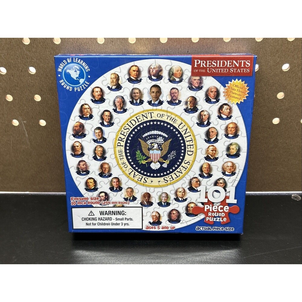 Presidents of the United States 101 Piece Puzzle - Complete